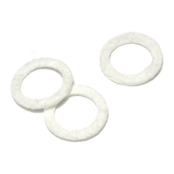 Midwest Fastener Cushioning Washer, Fits Bolt Size 5/8 in Felt, White
